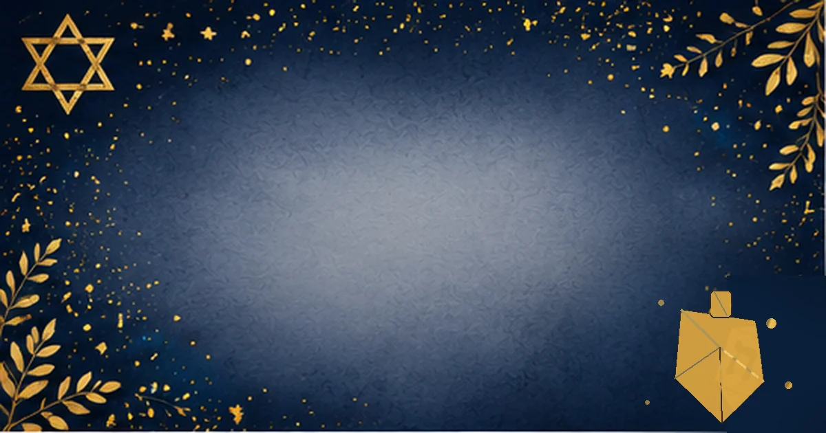 Hanukkah in Blue & Gold
