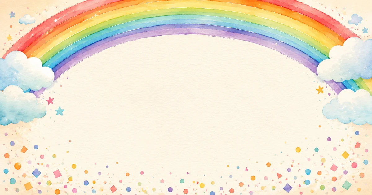 Rainbow Kids Birthday