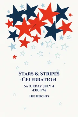 Abstract Stars July 4th