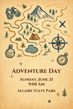 Adventure Map Father's Day