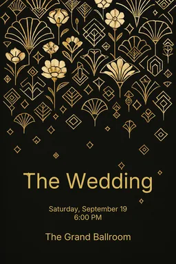 Art Deco Wedding