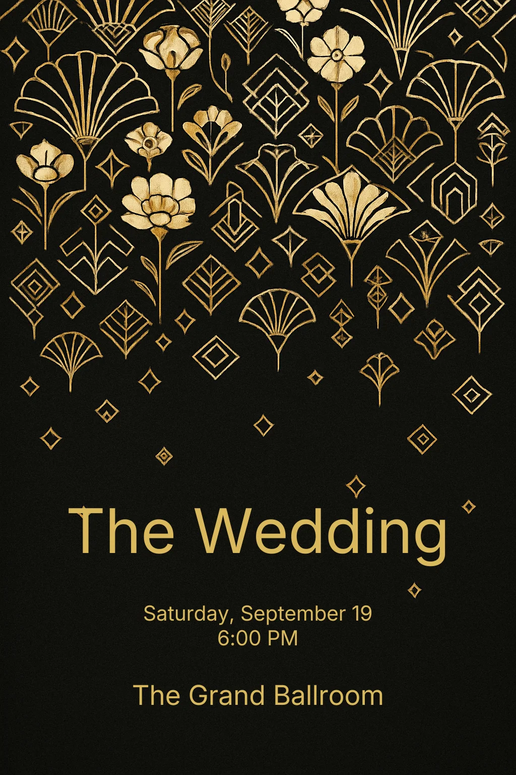 Art Deco Wedding