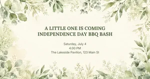 Baby Shower in Sage