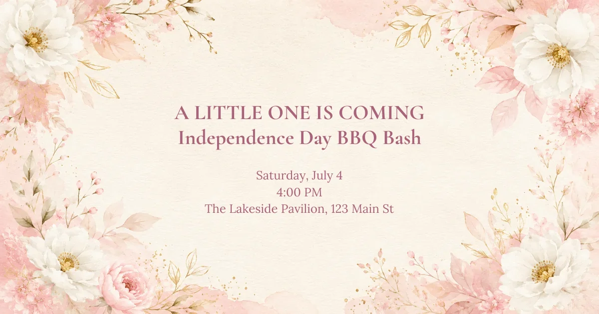 Baby Shower in Blush