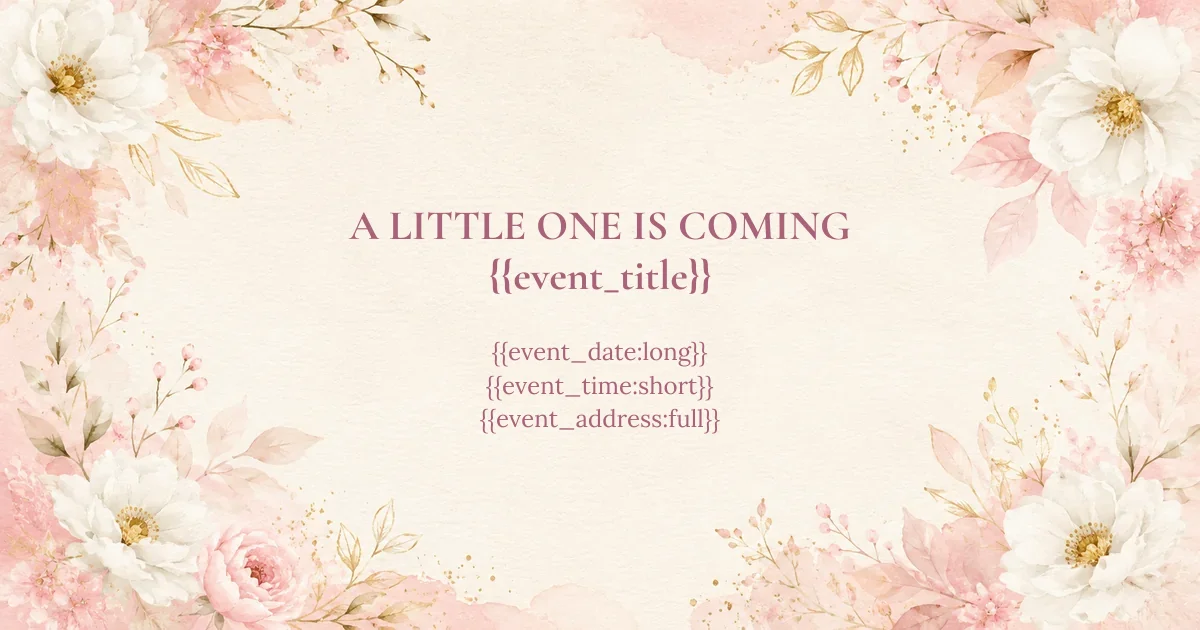 Baby Shower in Blush