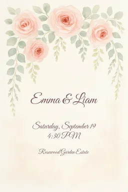 Blush Garden Wedding