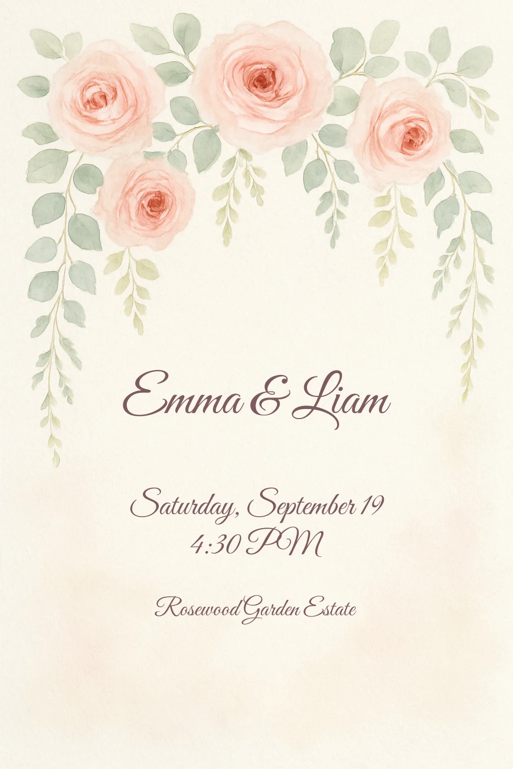 Blush Garden Wedding