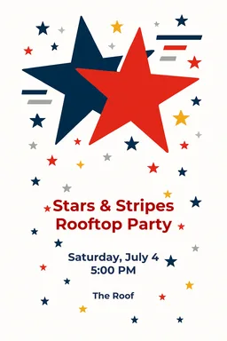 Bold Stars & Stripes July 4th