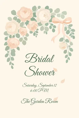 Bridal Shower Blooms