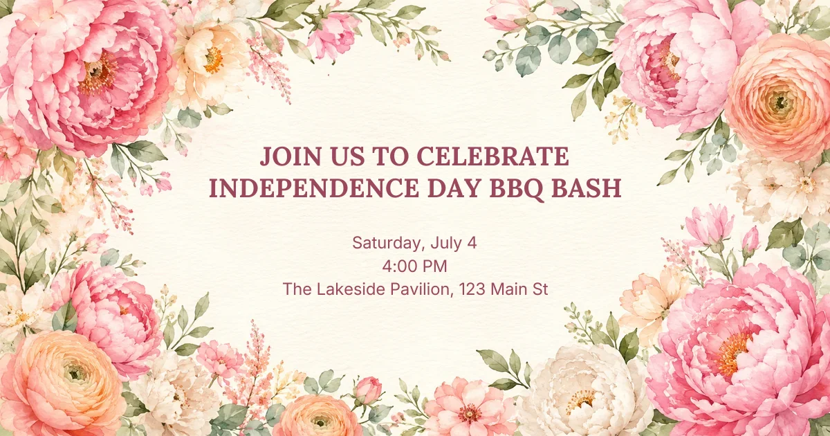 Bridal Shower in Bloom