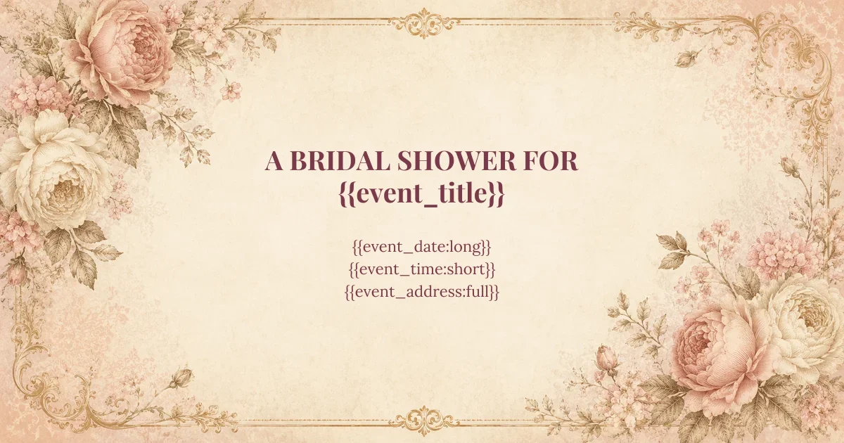 Vintage Bridal Shower