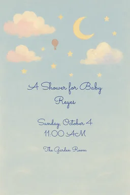 Cloud Nine Baby Shower