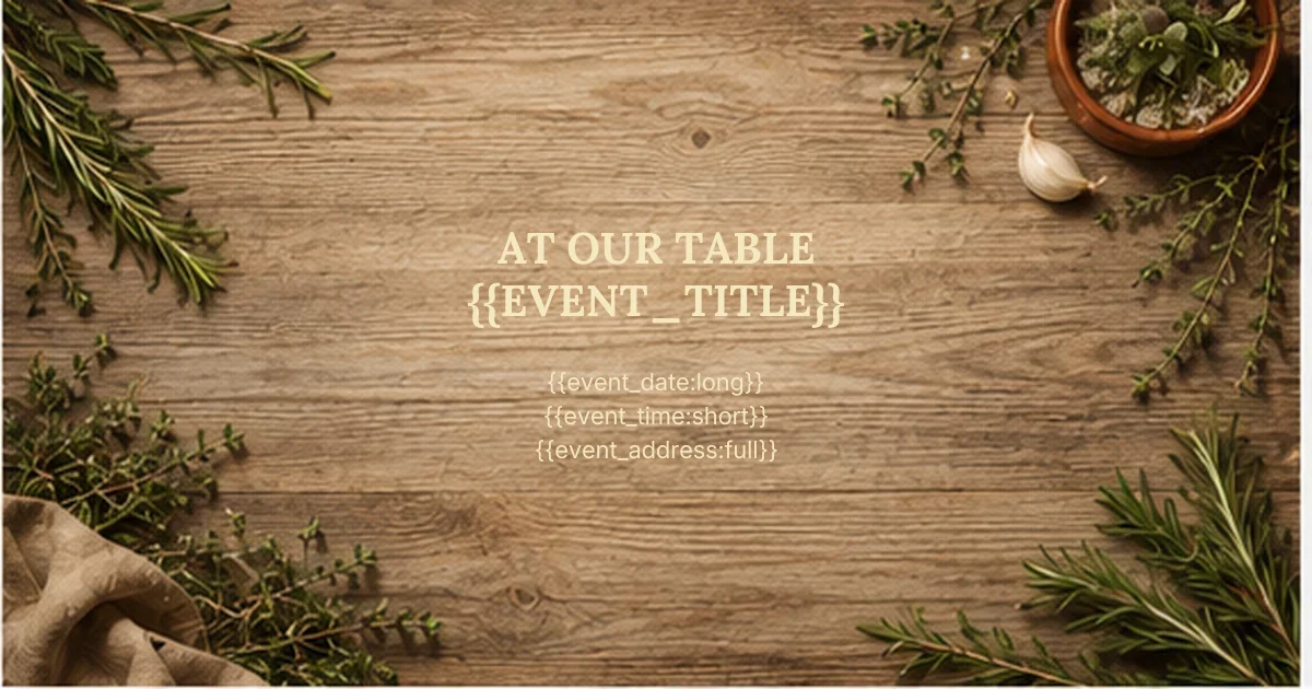Rustic Dinner Party