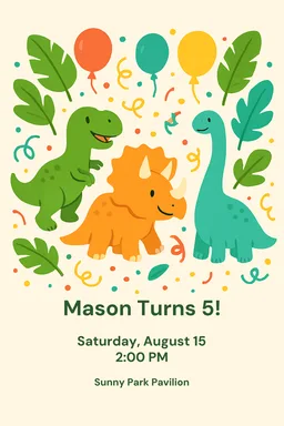 Dino Roar Birthday
