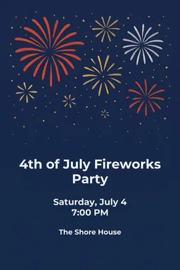 Fireworks Night July 4th