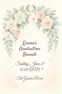 Floral Arch Graduation