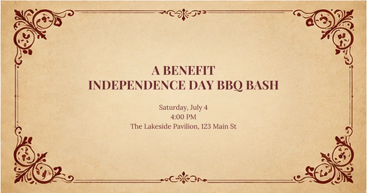 Elegant Fundraiser