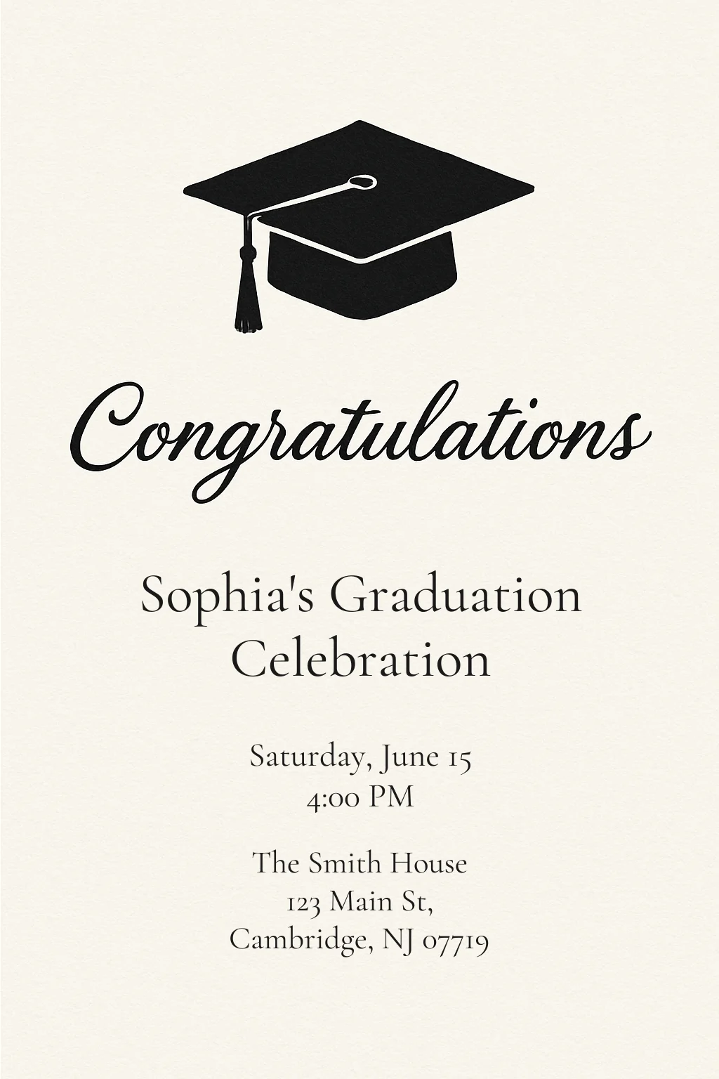 Graduation Celebration