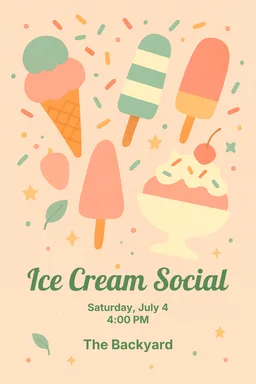 Ice Cream Social