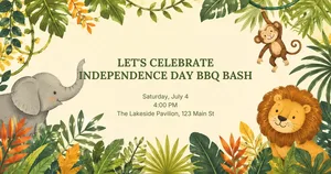Jungle Kids Birthday