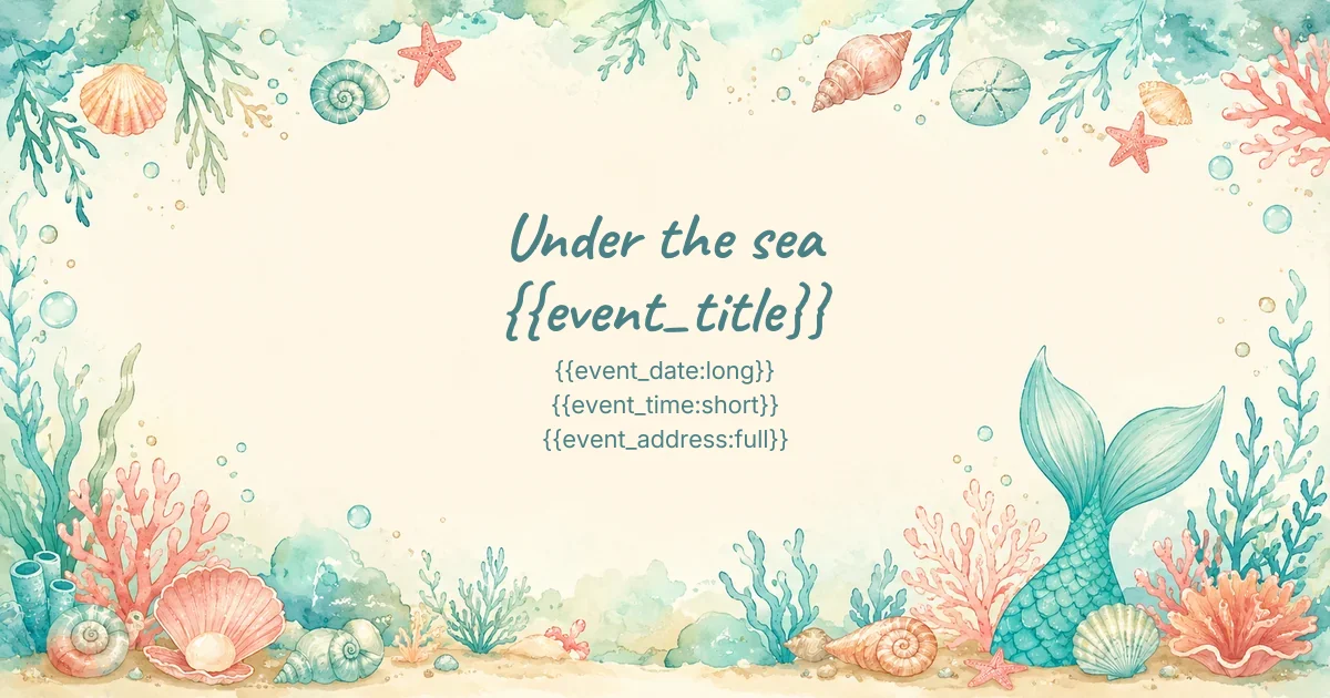 Mermaid Kids Birthday