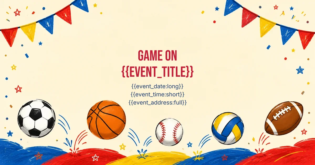 Sports Kids Birthday