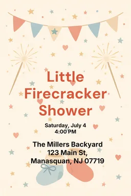 Little Firecracker Shower