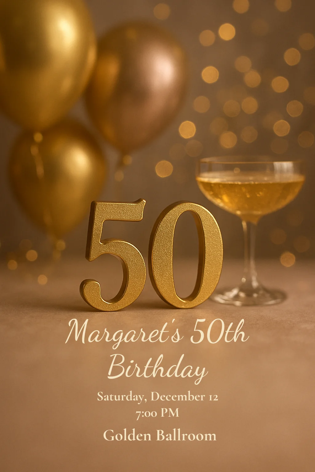 Milestone Birthday Photoreal