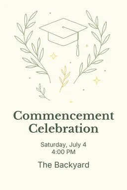 Minimal Laurel Grad