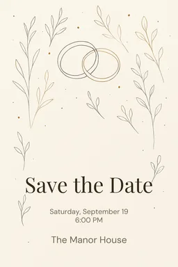 Modern Minimal Wedding