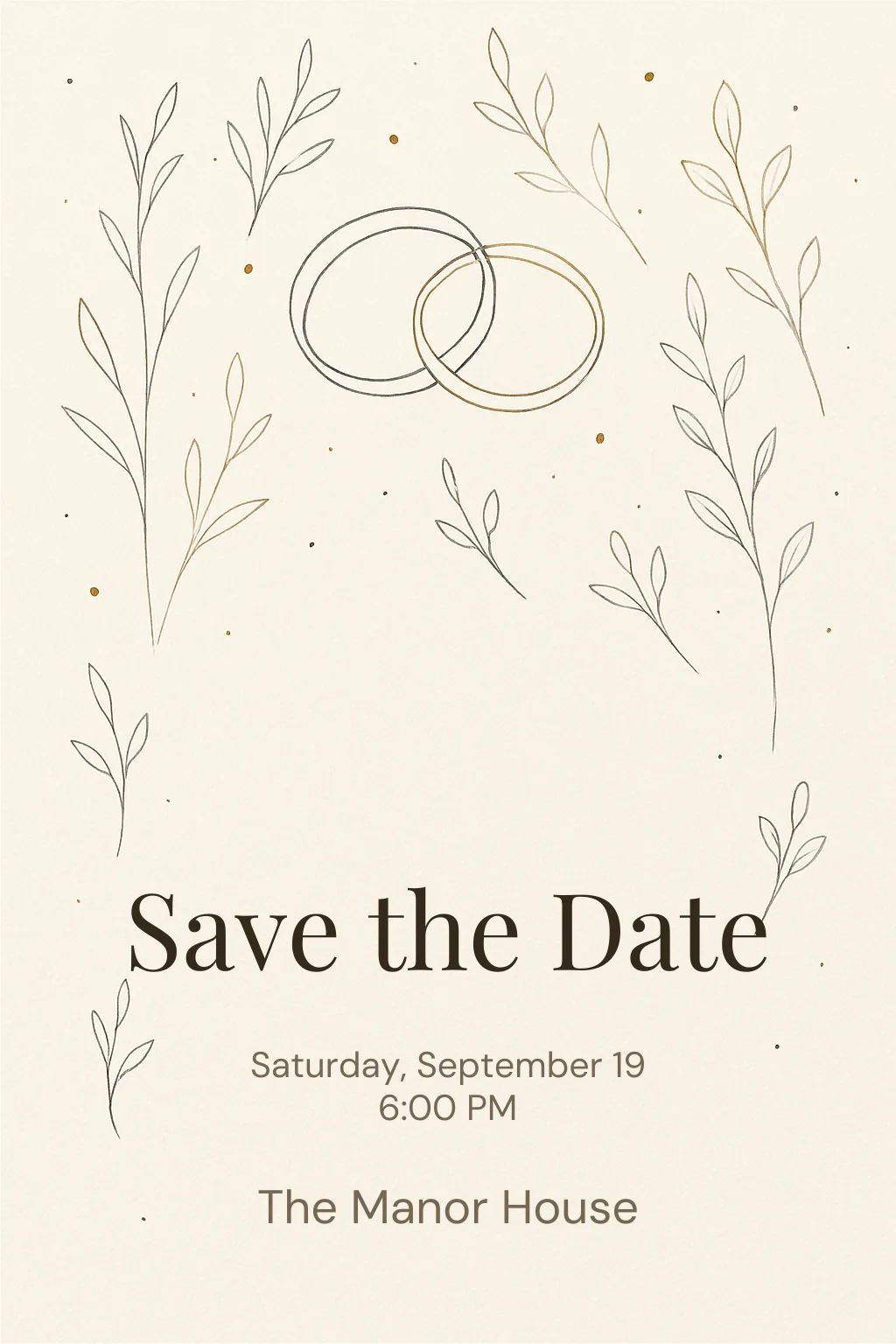 Modern Minimal Wedding
