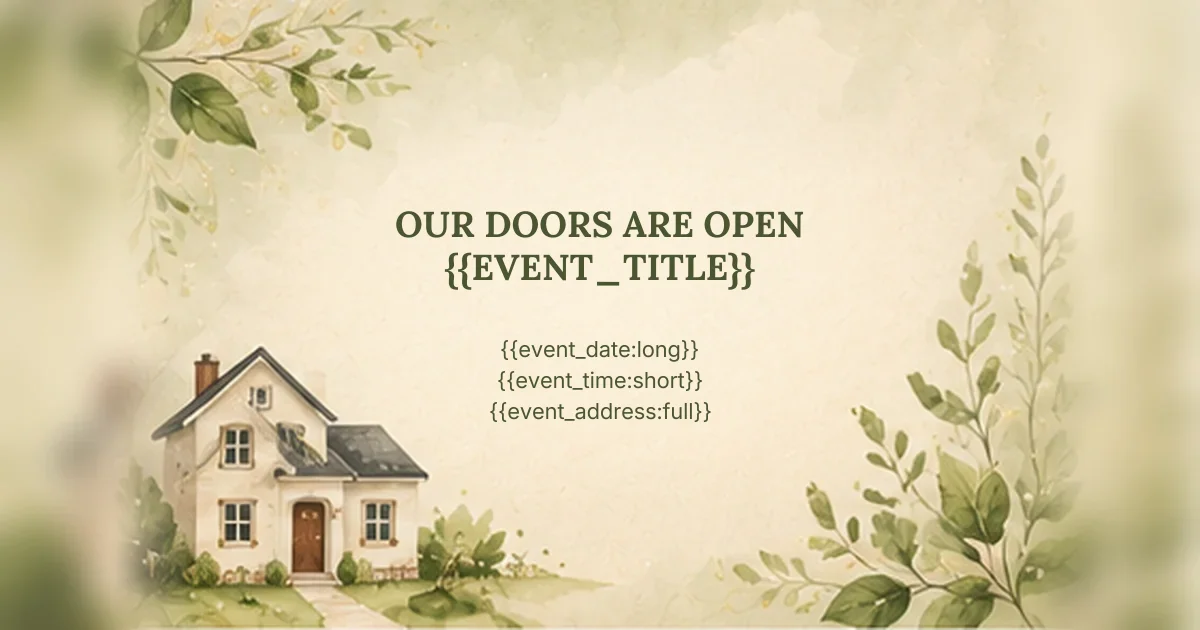 Welcoming Open House
