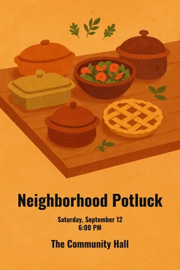 Potluck Gathering