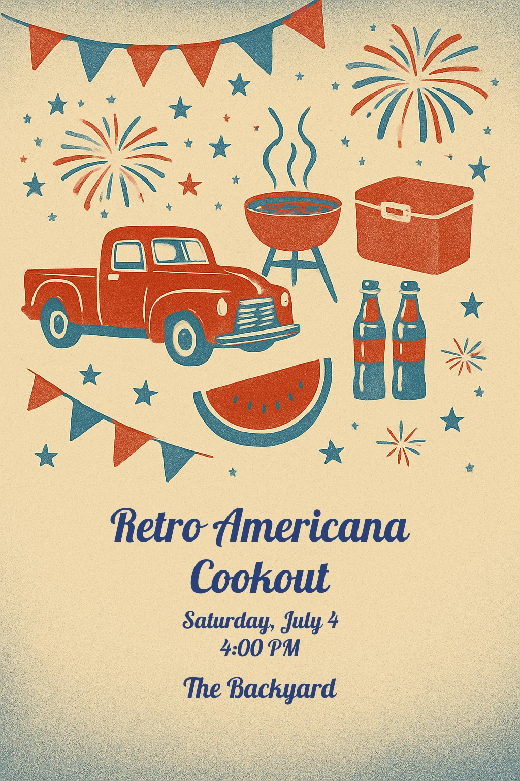 Retro Americana Party