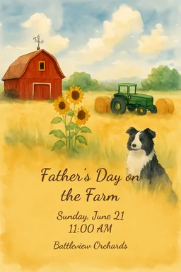 Rustic Farmhouse Father's Day