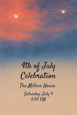 Twilight Sky July 4th