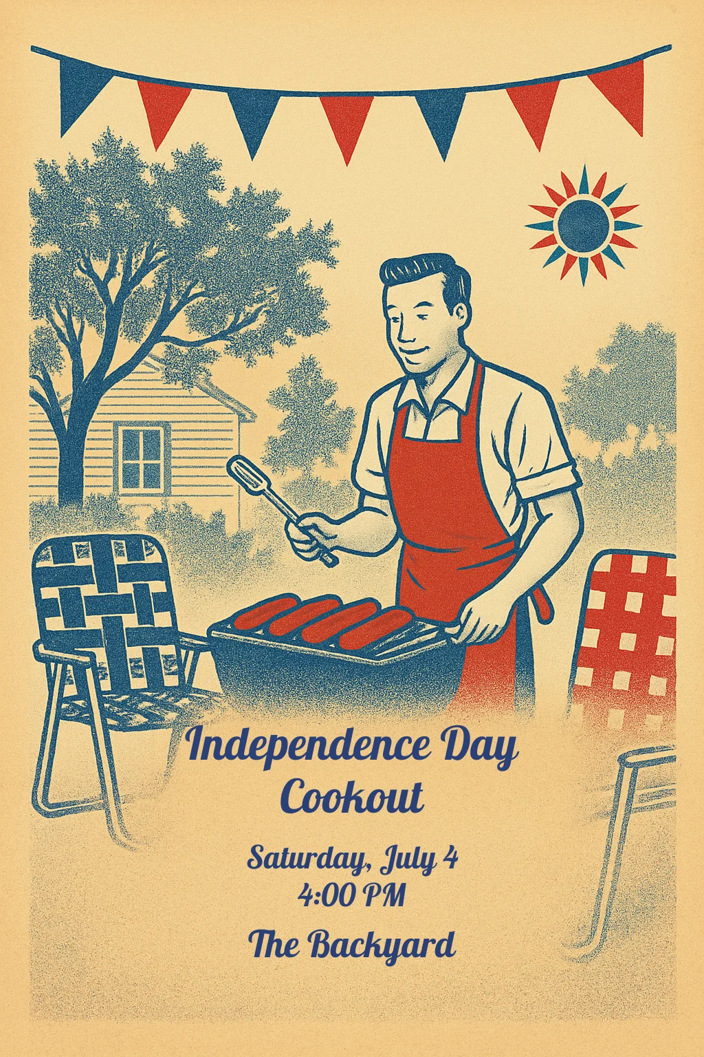 Vintage 1776 Cookout