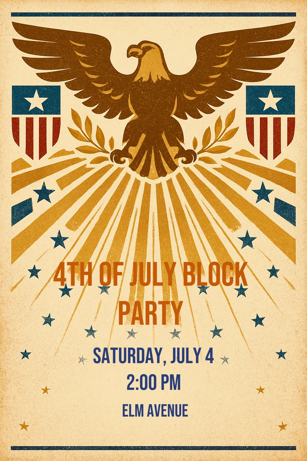 Vintage Uncle Sam July 4th