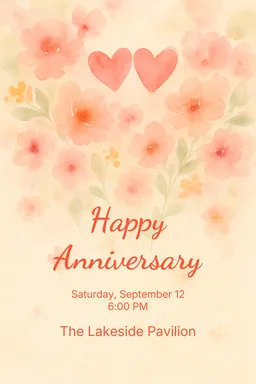 Watercolor Anniversary