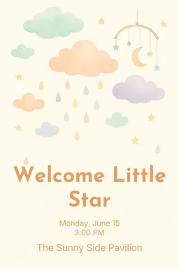 Watercolor Baby Sprinkle