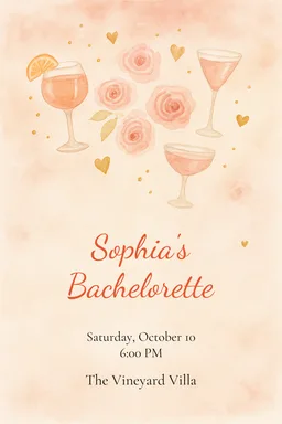 Watercolor Bachelorette