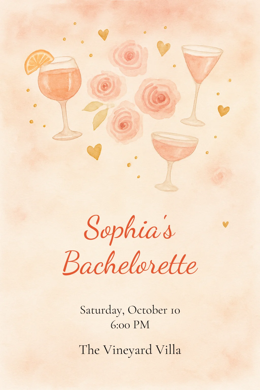Watercolor Bachelorette