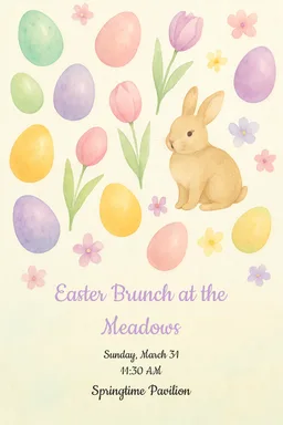 Watercolor Easter