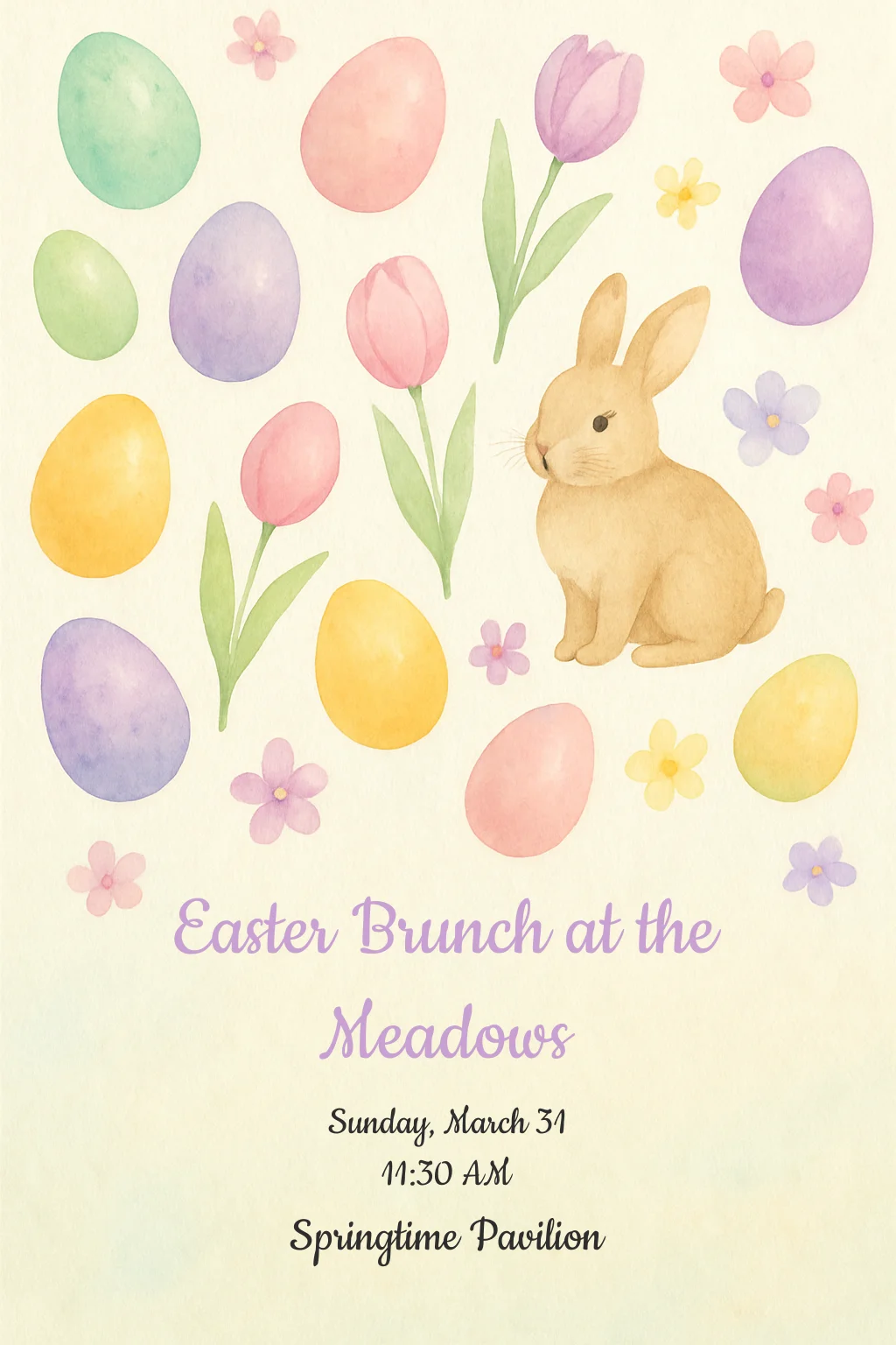 Watercolor Easter