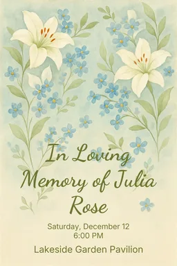 Watercolor Remembrance