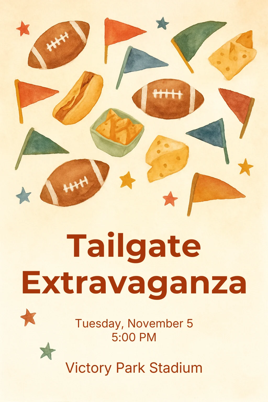 Watercolor Tailgate