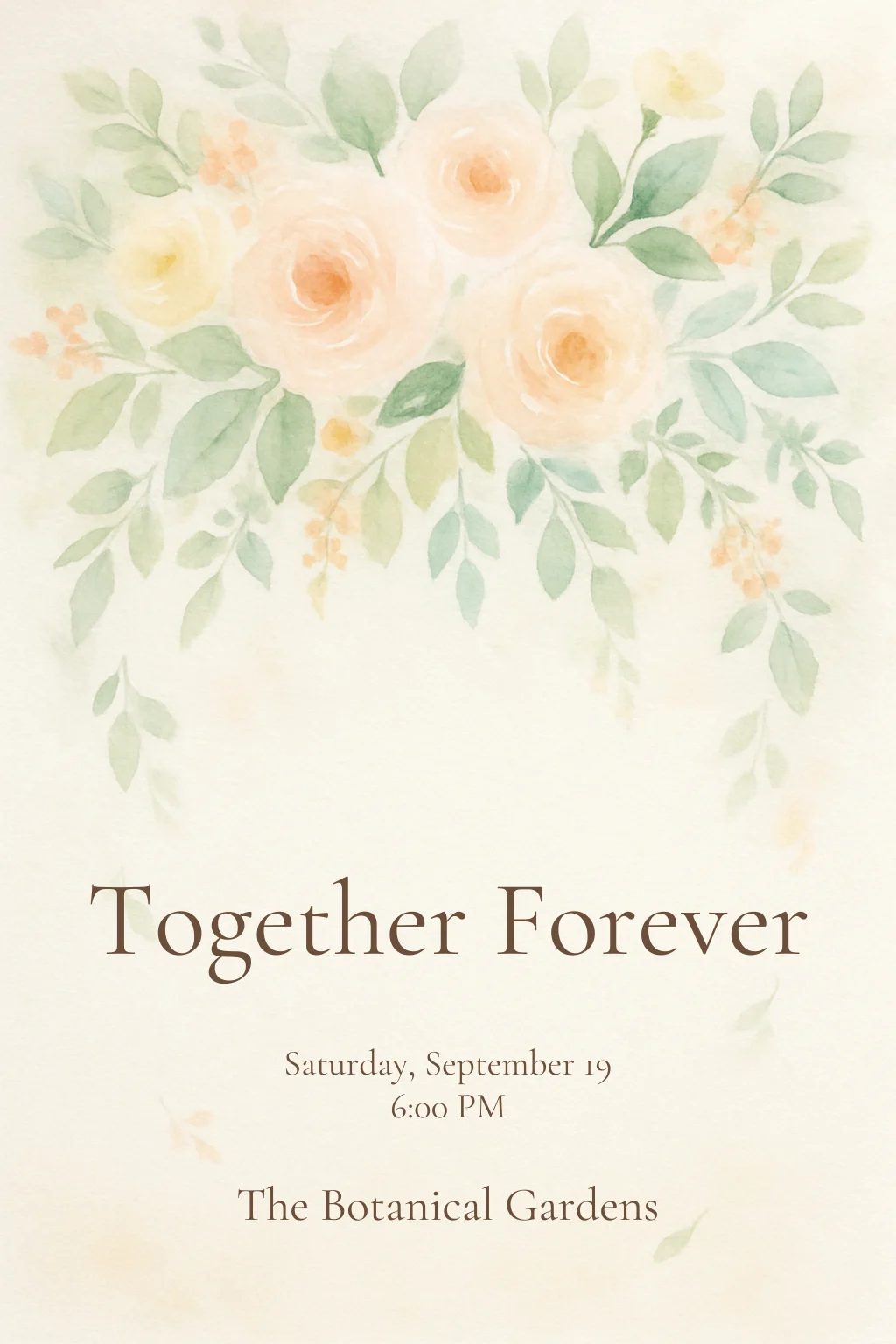 Watercolor Wedding