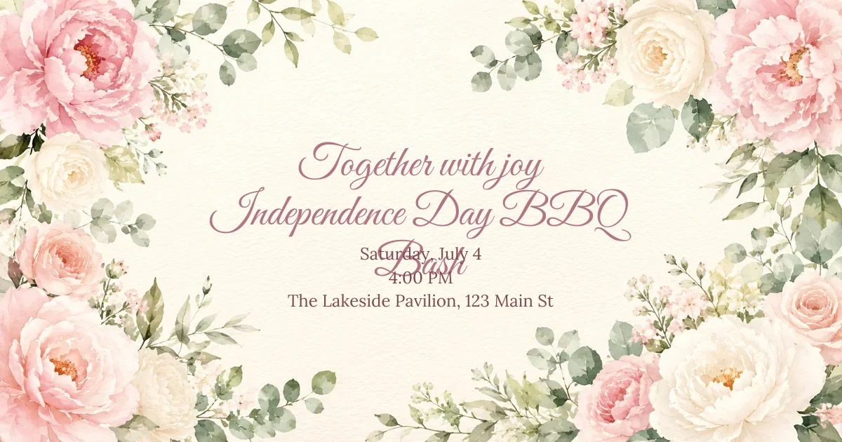 Romantic Watercolor Wedding